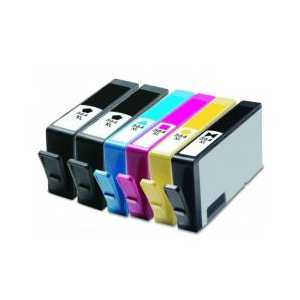 Remanufactured HP 564XL ink cartridges - High Yield - 6 pack