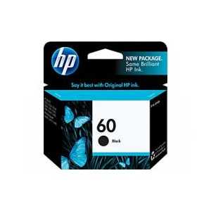 Original HP 60 Black ink cartridge, CC640WN