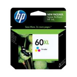 Original HP 60XL Tricolor ink cartridge, CC644WN - High Yield