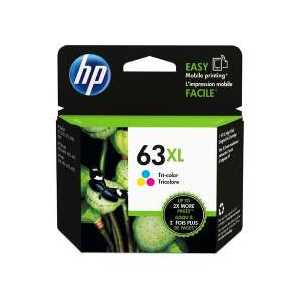 Original HP 63XL Color ink cartridge, F6U63AN - High Yield