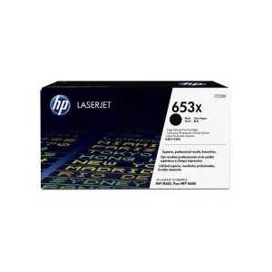 Original HP 653X Black toner cartridge, High Yield, CF320X, 21000 pages