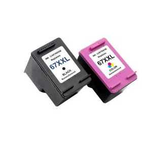 Remanufactured HP 67XXL ink cartridges - Extra High Yield  - 2 pack