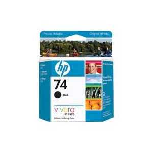 Original HP 74 ink cartridge, CB335WN