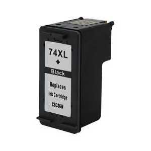 Remanufactured HP 74XL Black ink cartridge, CB336WN - High Yield