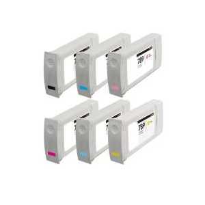 Remanufactured HP 789 ink cartridges - 6 pack