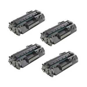 Compatible HP 80X toner cartridges, CF280X - Jumbo Yield - 4 pack