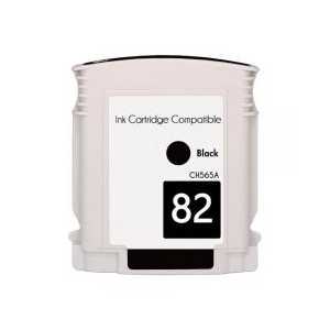 Remanufactured HP 82 Black ink cartridge, CH565A