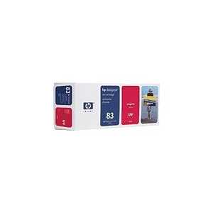 Original HP 83 Magenta ink cartridge, C4942A