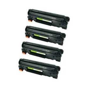 Compatible HP 85A toner cartridges, CE285A - Jumbo Yield - 4 pack