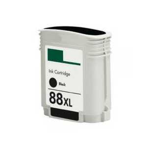 Remanufactured HP 88XL Black ink cartridge, C9396AN - High Yield