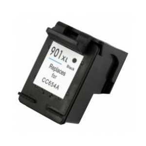 Remanufactured HP 901XL Black ink cartridge, CC654AN - High Yield