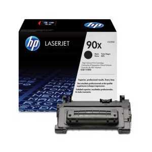 Original HP 90X Black toner cartridge, High Yield, CE390X, 24000 pages