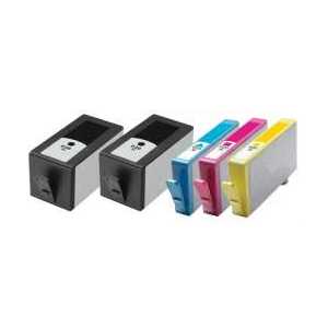 Remanufactured HP 920XL ink cartridges - High Yield - 5 pack