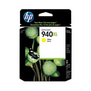 Original HP 940XL Yellow ink cartridge, C4909AN - High Yield