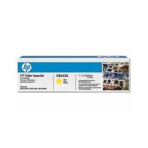 Original HP 125A Yellow toner cartridge, CB542A, 1400 pages