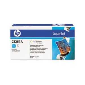 Original HP 504A Cyan toner cartridge, CE251A, 7000 pages