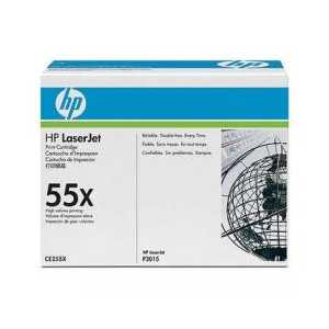 Original HP 55X Black toner cartridge, High Yield, CE255X, 12500 pages