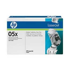 Original HP 05X Black toner cartridge, High Yield, CE505X, 6500 pages