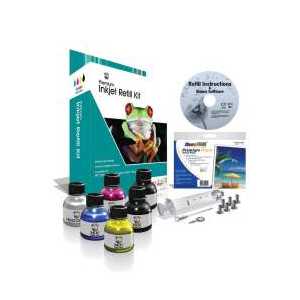 Uni-Kit 4 Color Inkjet Refill Kit - 64ml black, 32ml each cyan, magenta, yellow ink