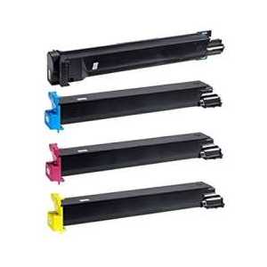 Compatible Konica Minolta TN611K / TN611C / TN611M / TN611Y toner cartridges, 4 pack