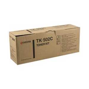 Original Kyocera Mita TK-502C Cyan toner cartridge - 8,000 pages