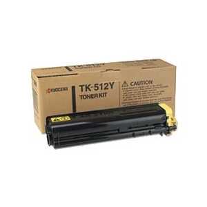 Original Kyocera Mita TK-512Y Yellow toner cartridge - 8,000 pages