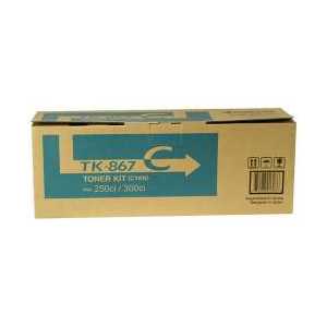 Original Kyocera Mita TK-867C Cyan toner cartridge - 12,000 pages