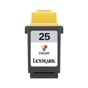 Original Lexmark #25 Color ink cartridge, 15M0125