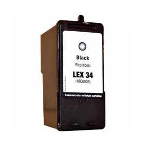 Remanufactured Lexmark 34XL Black ink cartridge, 18C0034 - High Yield