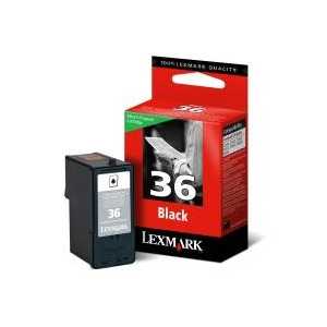 Original Lexmark #36 Black ink cartridge, 18C2130