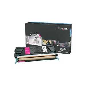 Original Lexmark C5222MS Magenta toner cartridge, 3000 pages