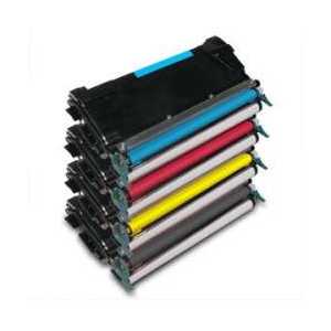 Remanufactured Lexmark C746H2KG, C746A2CG, C746A2MG, C746A2YG toner cartridges, 4 pack