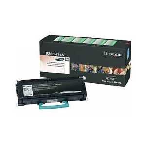 Original Lexmark E360H11A Black toner cartridge, High Yield, 9000 pages