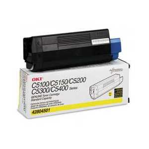 Original OKI 42804501 Yellow toner cartridge, 3000 pages