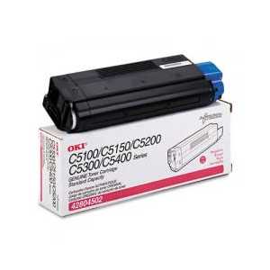 Original OKI 42804502 Magenta toner cartridge, 3000 pages