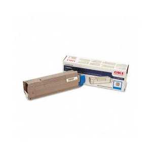 Original OKI 43487735 Cyan toner cartridge, 6000 pages