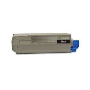 Compatible OKI 43865720 Black toner cartridge, 8000 pages