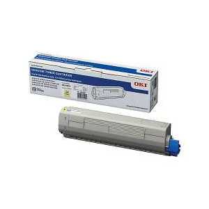 Original OKI 44844509 Yellow toner cartridge, 10000 pages