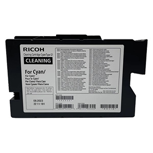 Original Ricoh Type G1 Cyan Cleaning cartridge for Ri 1000, Ri 2000 DTG Printer - 342523