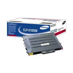 Original Samsung CLP-510D5M Magenta toner cartridge, 5000 pages