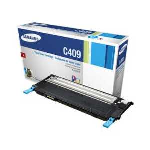 Original Samsung CLT-C409S Cyan toner cartridge, 1000 pages