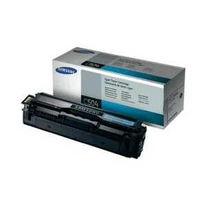 Original Samsung CLT-C504S Cyan toner cartridge, 1800 pages